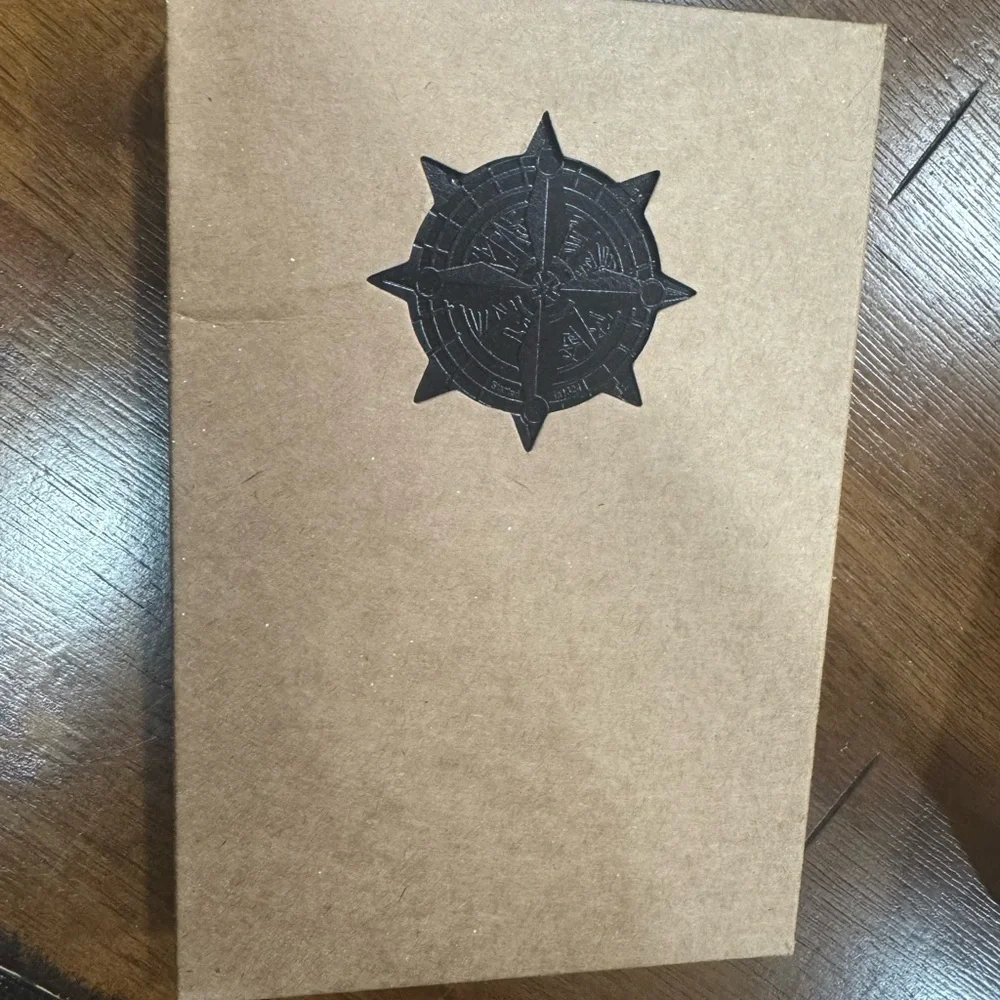🆕 Nautical Journal 📓 with Compass Design & bookmark